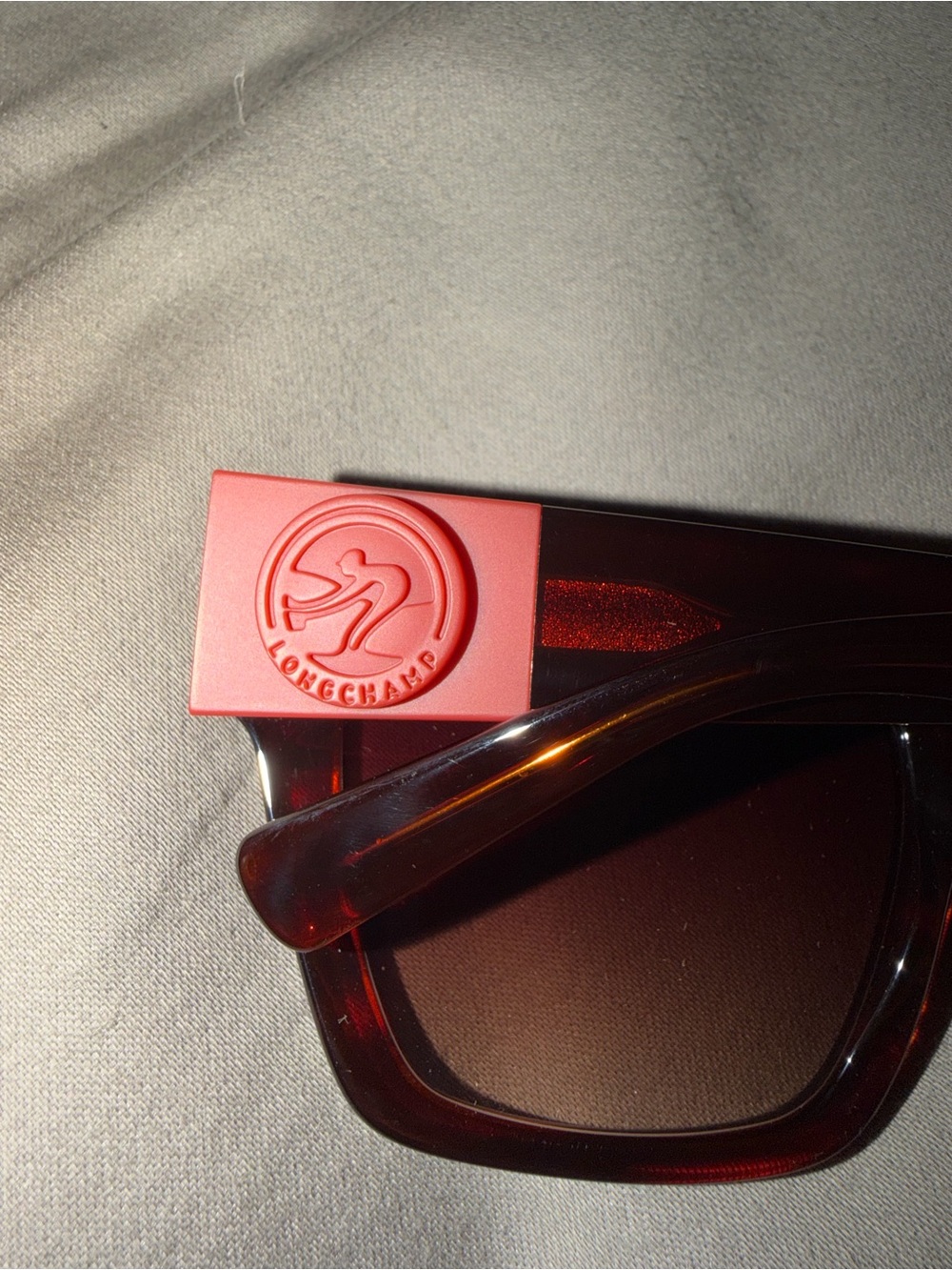 LONGCHAMP  Sunglasses - Dark Red/Burgundy(NWOT) - Picture 12 of 15